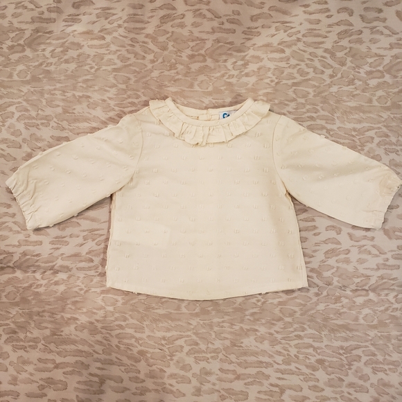 COCOTE Blue + Cream Check Overall Set 3M - Picture 7 of 7